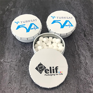 Mint Şeker Yuvarlak Kutu