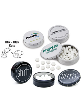 Mint Şeker Yuvarlak Kutu
